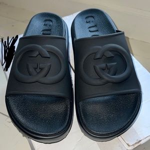 Gucci Miami Platform Slides Authentic